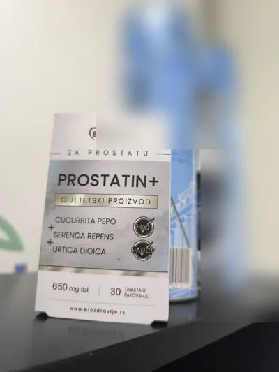 Prostatin+ kutija na polici